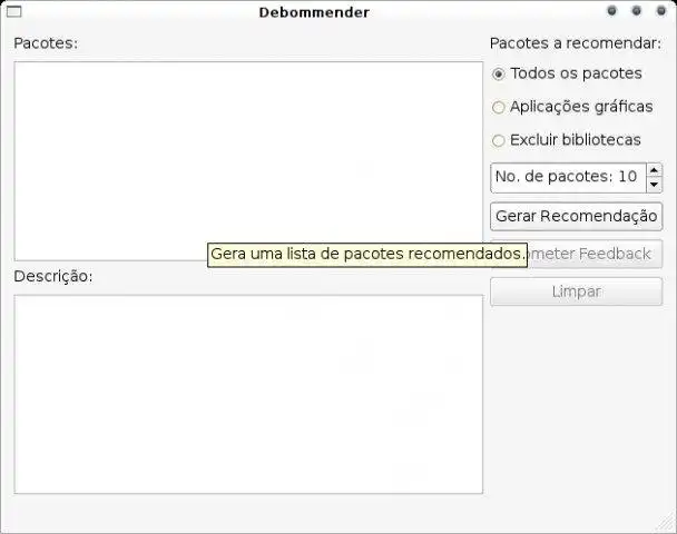 Download web tool or web app Debommender