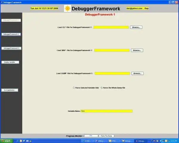 Download web tool or web app DebuggerFramework