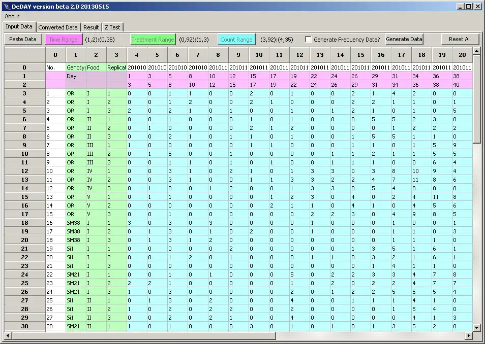 Download web tool or web app DeDAY to run in Windows online over Linux online