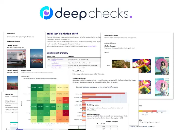 Download web tool or web app deepchecks