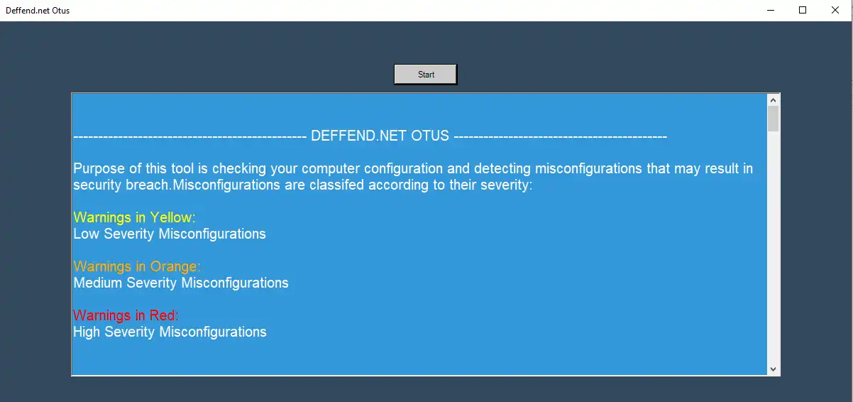 Pobierz narzędzie internetowe lub aplikację internetową Deffend.net Otus