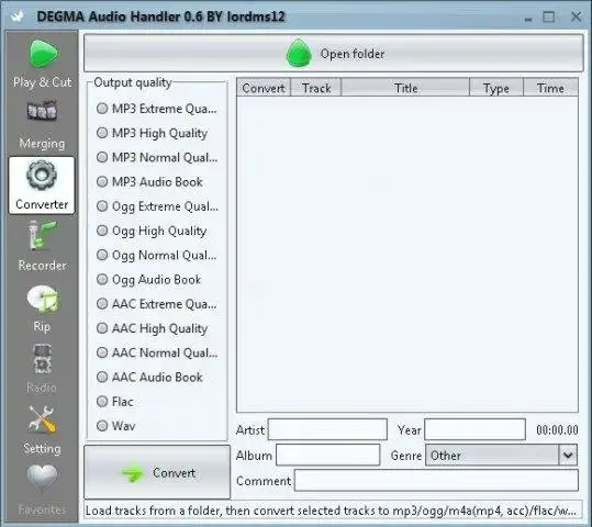 Download web tool or web app DEGMA Audio Handler