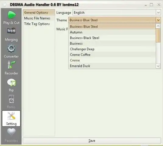 قم بتنزيل أداة الويب أو تطبيق الويب DEGMA Audio Handler