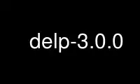 Run delp-3.0.0 in OnWorks free hosting provider over Ubuntu Online, Fedora Online, Windows online emulator or MAC OS online emulator