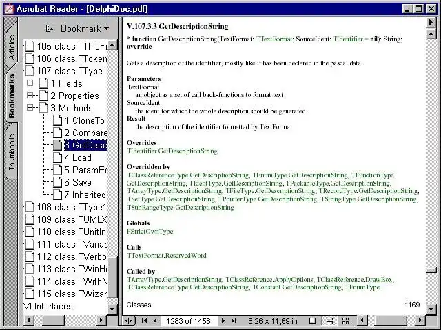 Завантажте веб-інструмент або веб-програму DelphiDoc - JADD для роботи в Linux онлайн