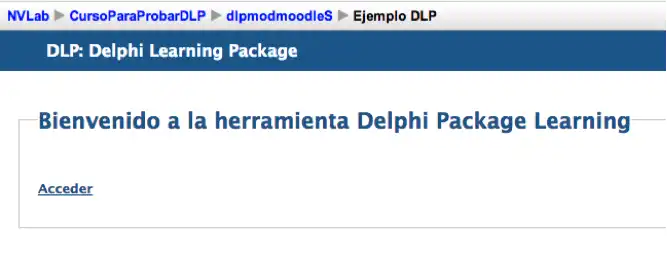 Download web tool or web app Delphi Learning Package for Moodle