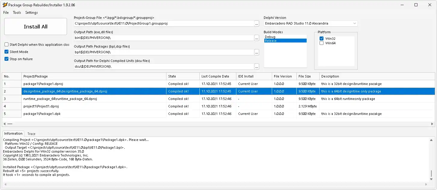 ابزار وب یا برنامه وب DelphiPackageTool را دانلود کنید