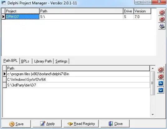 Mag-download ng web tool o web app Delphi Project Manager