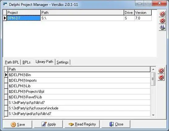 Download web tool or web app Delphi Project Manager