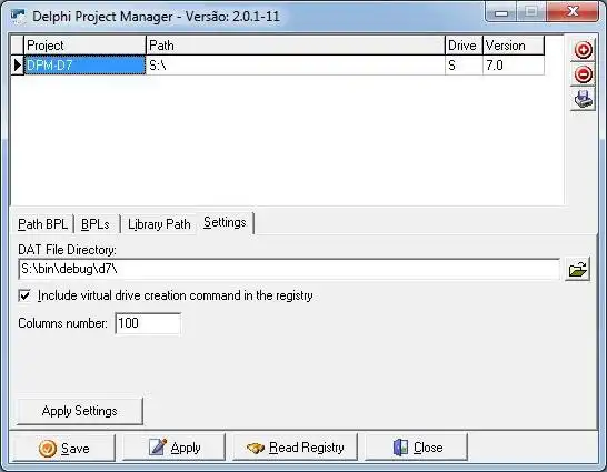 Download web tool or web app Delphi Project Manager