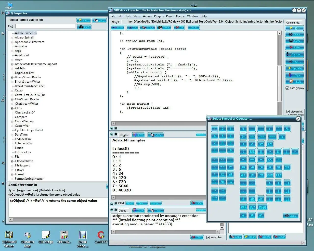 Mag-download ng web tool o web app Delphi - VRCalc++ at higit pang Binary Exec