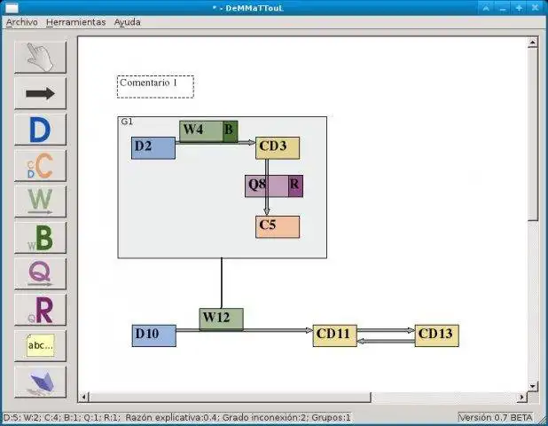 Download web tool or web app DeMMaTTouL to run in Windows online over Linux online