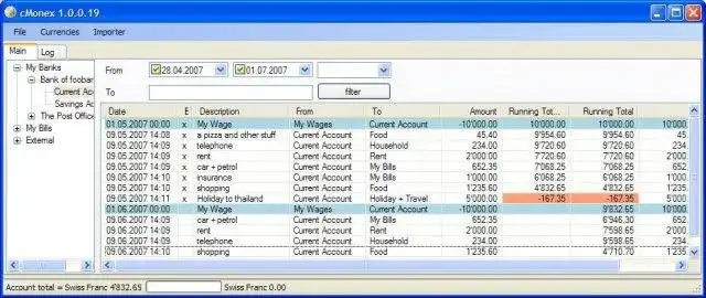 Download web tool or web app denaro : simple personal accounting
