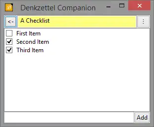 ดาวน์โหลดเครื่องมือเว็บหรือเว็บแอป Denkzettel Companion