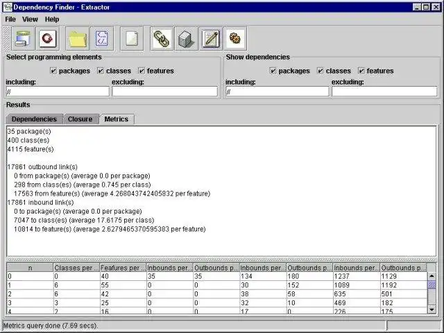 Baixe a ferramenta web ou o aplicativo web Dependency Finder para rodar no Windows online sobre o Linux online