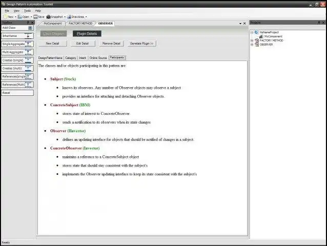 Загрузите веб-инструмент или веб-приложение Design Pattern Automation Toolkit