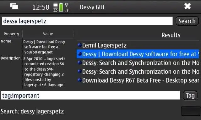 Download webtool of webapp Dessy