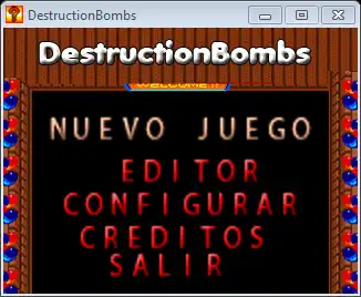 הורד את כלי האינטרנט או אפליקציית האינטרנט DestructionBombs להפעלה ב-Windows באופן מקוון דרך לינוקס מקוונת