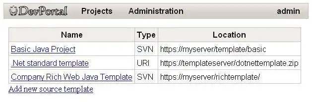 Download web tool or web app DevPortal