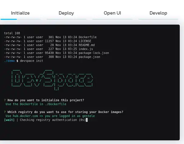 वेब टूल या वेब ऐप DevSpace डाउनलोड करें