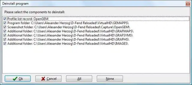 웹 도구 또는 웹 앱 D-Fend Reloaded를 다운로드하여 Linux 온라인을 통해 Windows 온라인에서 실행