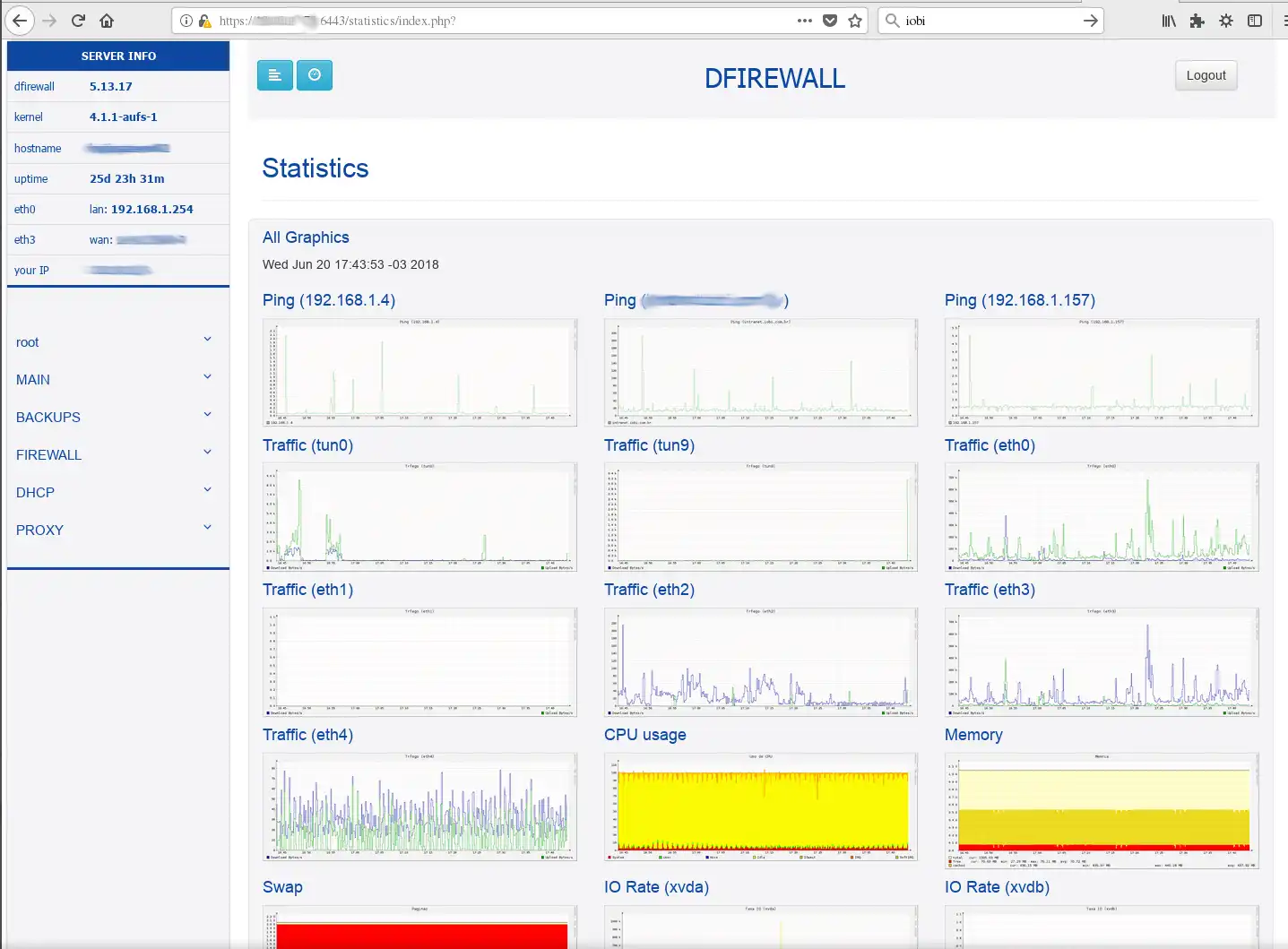 下载网络工具或网络应用 dfirewall