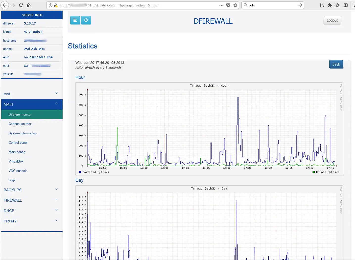 下载网络工具或网络应用 dfirewall