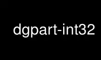 Run dgpart-int32 in OnWorks free hosting provider over Ubuntu Online, Fedora Online, Windows online emulator or MAC OS online emulator