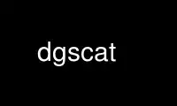 Run dgscat in OnWorks free hosting provider over Ubuntu Online, Fedora Online, Windows online emulator or MAC OS online emulator