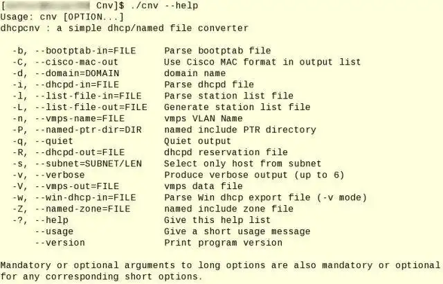 Завантажте веб-інструмент або веб-програму Dhcpd / конвертер іменованих файлів