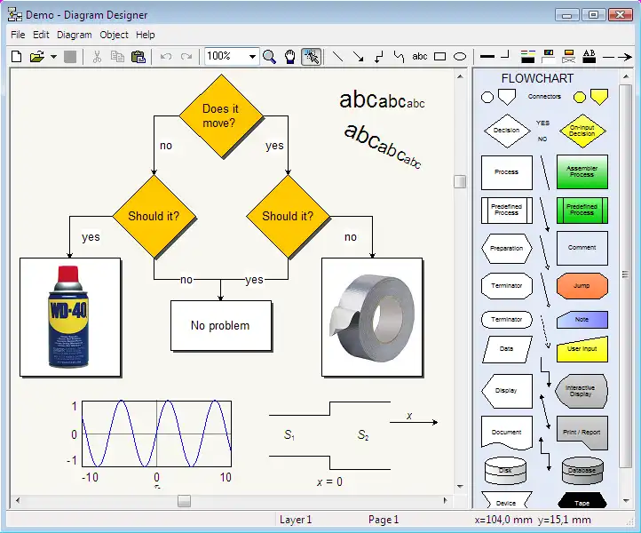 Загрузите веб-инструмент или веб-приложение Diagram Designer.