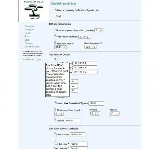 Web aracını veya web uygulamasını indirin DIASER