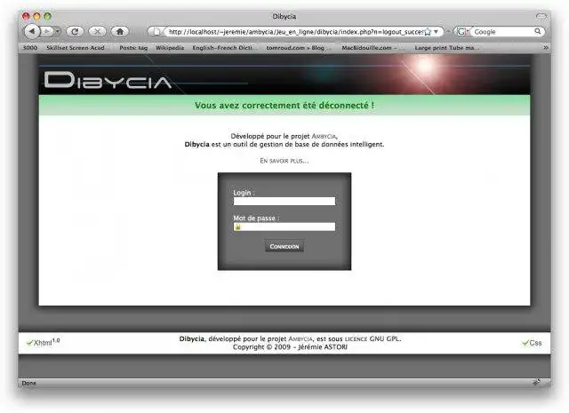 Download webtool of webapp Dibycia