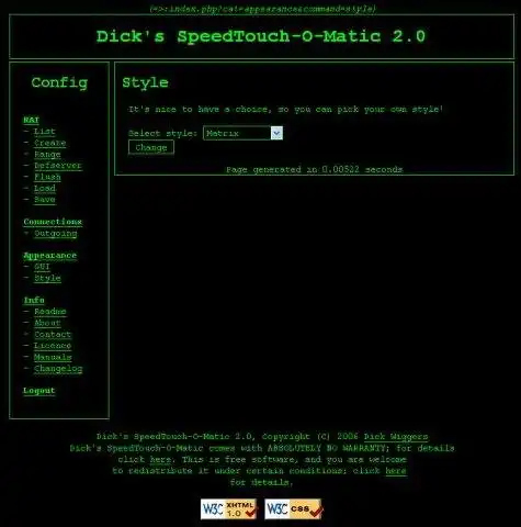הורד כלי אינטרנט או אפליקציית אינטרנט Dicks SpeedTouch-O-Matic