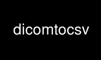 Запустите dicomtocsv в бесплатном хостинг-провайдере OnWorks через Ubuntu Online, Fedora Online, онлайн-эмулятор Windows или онлайн-эмулятор MAC OS