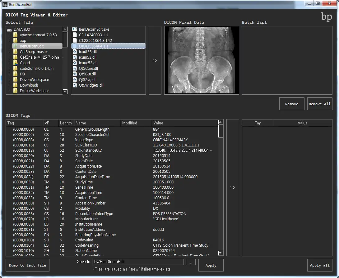 Descargue la herramienta web o la aplicación web DICOM Viewer Editor