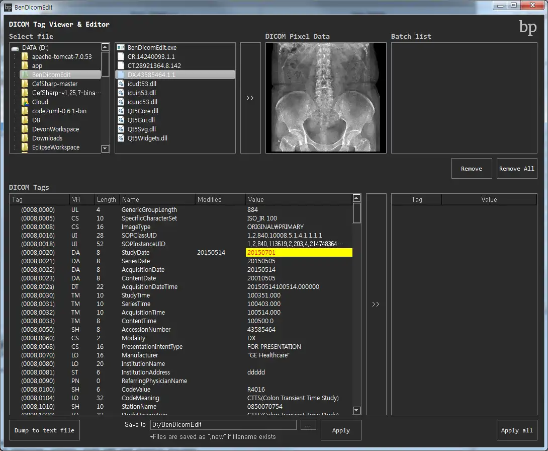 Descargue la herramienta web o la aplicación web DICOM Viewer Editor