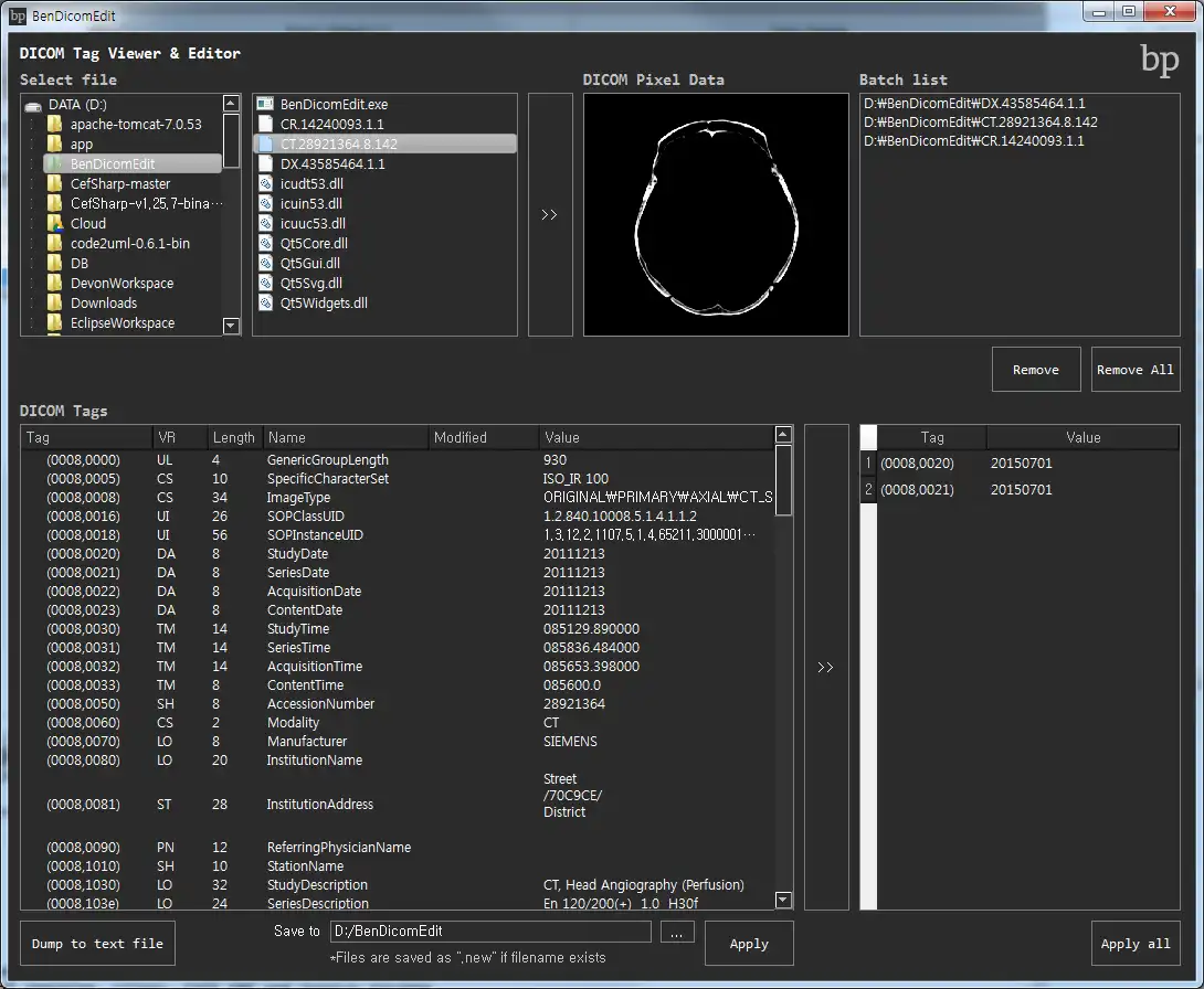 Descargue la herramienta web o la aplicación web DICOM Viewer Editor