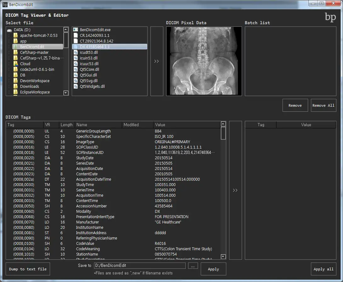 Download web tool or web app DICOM Viewer  Editor to run in Linux online
