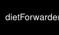 Запустите DietForwarder в бесплатном хостинг-провайдере OnWorks через Ubuntu Online, Fedora Online, онлайн-эмулятор Windows или онлайн-эмулятор MAC OS