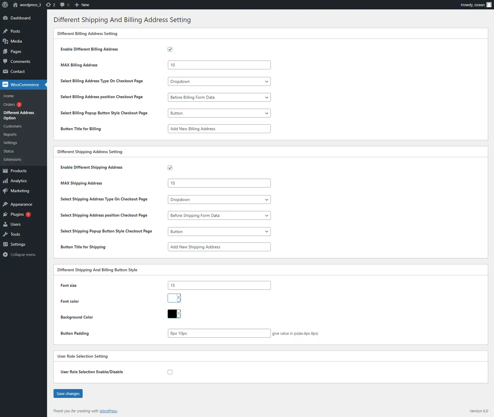 Download web tool or web app Different Shipping And Billing Address