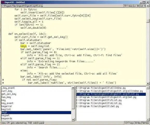 Download web tool or web app DigestIt! -An interactive cross ref tool