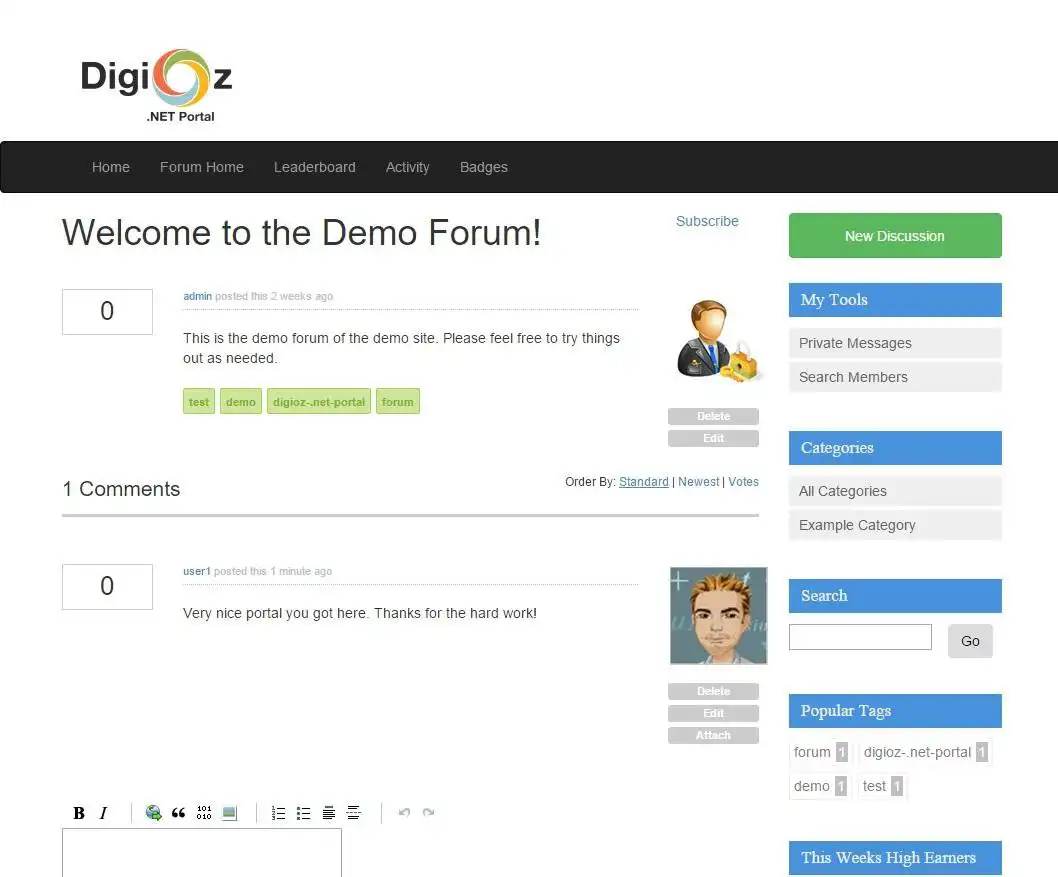 Download web tool or web app DigiOz .NET Portal to run in Windows online over Linux online