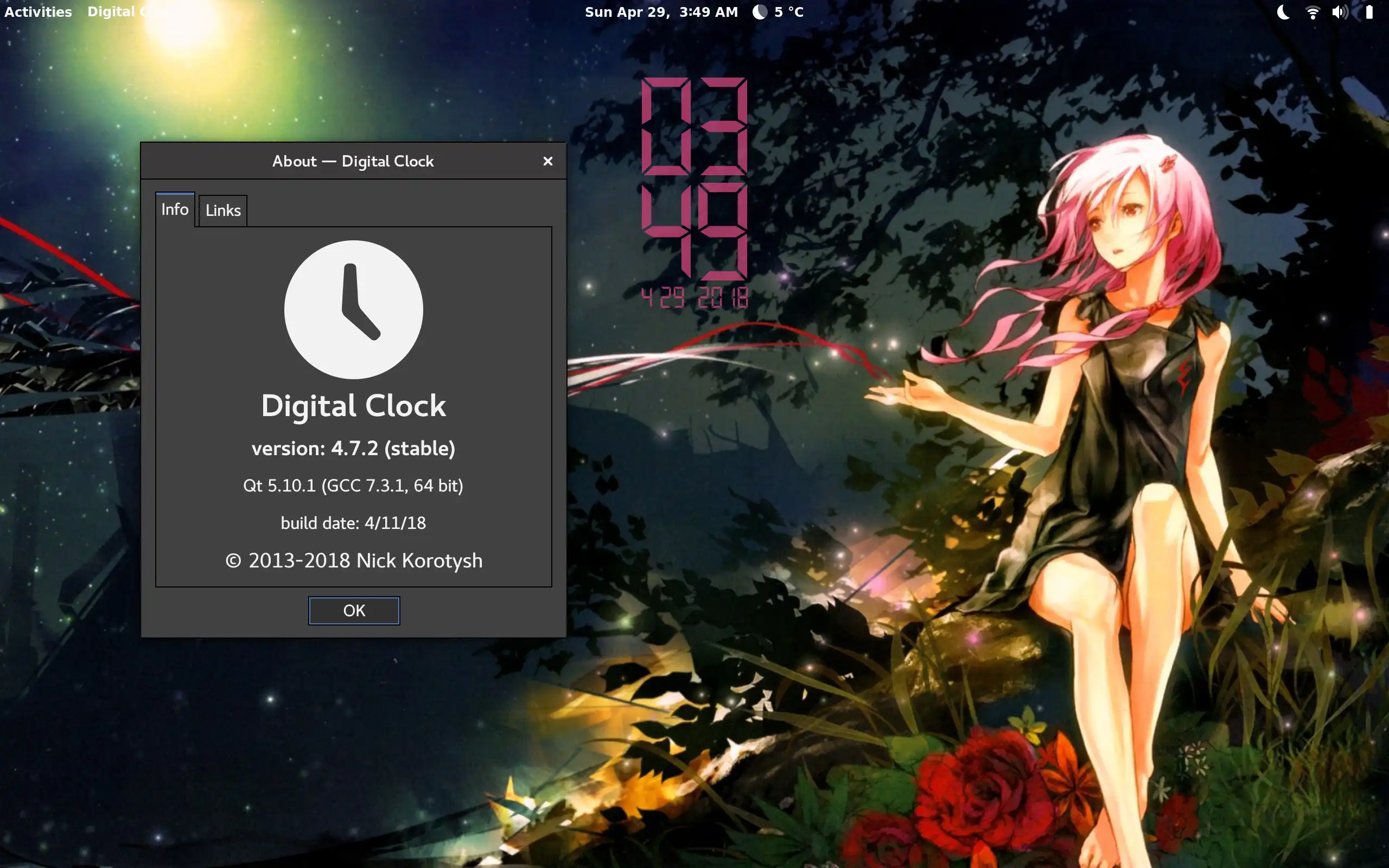 Web ツールまたは Web アプリをダウンロード Digital Clock 4