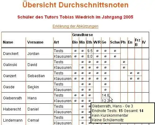 Загрузите веб-инструмент или веб-приложение Digitales Kursnotenbuch 2
