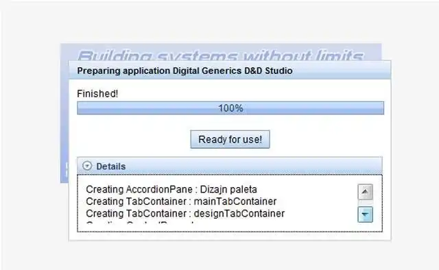 Web aracını veya web uygulamasını indirin Digital Generics Dojo ve Java adhoc RAD