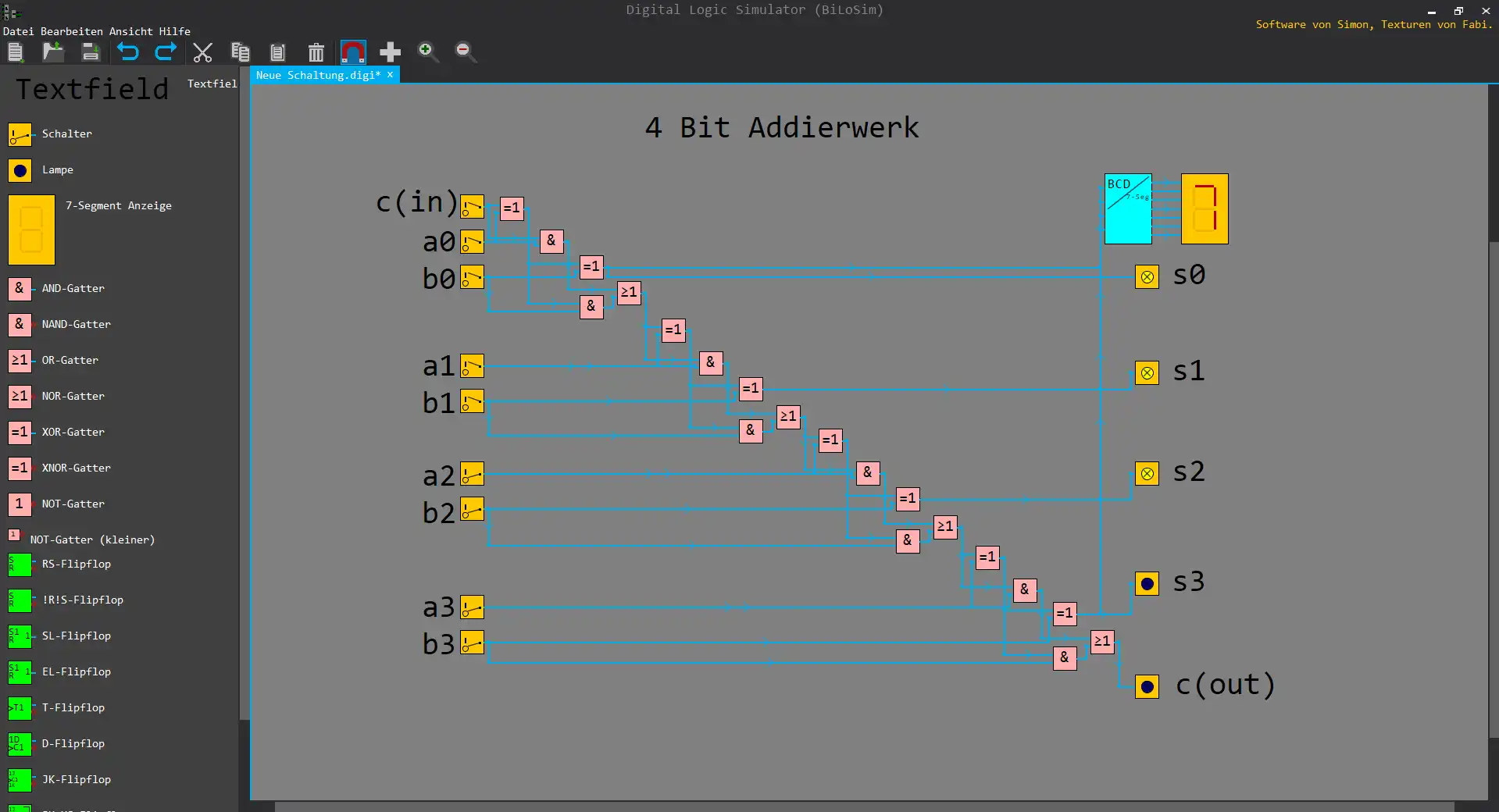 Download web tool or web app Digital Logic Simulator (DiLoSim)