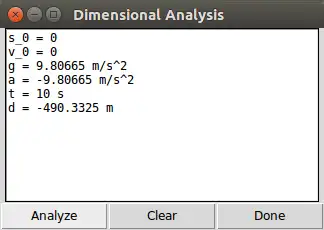 Download web tool or web app DimensionalAnalysis to run in Linux online