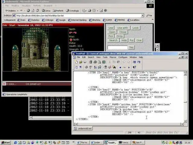 Download web tool or web app DimensioneX Multiplayer Game Engine to run in Linux online