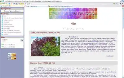 Download web tool or web app dir2web CMS webinterface to run in Linux online